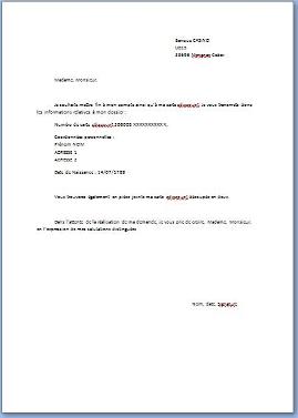 Modele de lettre d'annulation de carte cdiscount